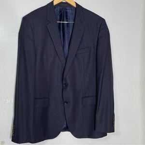 Hugo Boss Men's Drago Regular Fit Blue Sport Coat‎ Blazer 46R